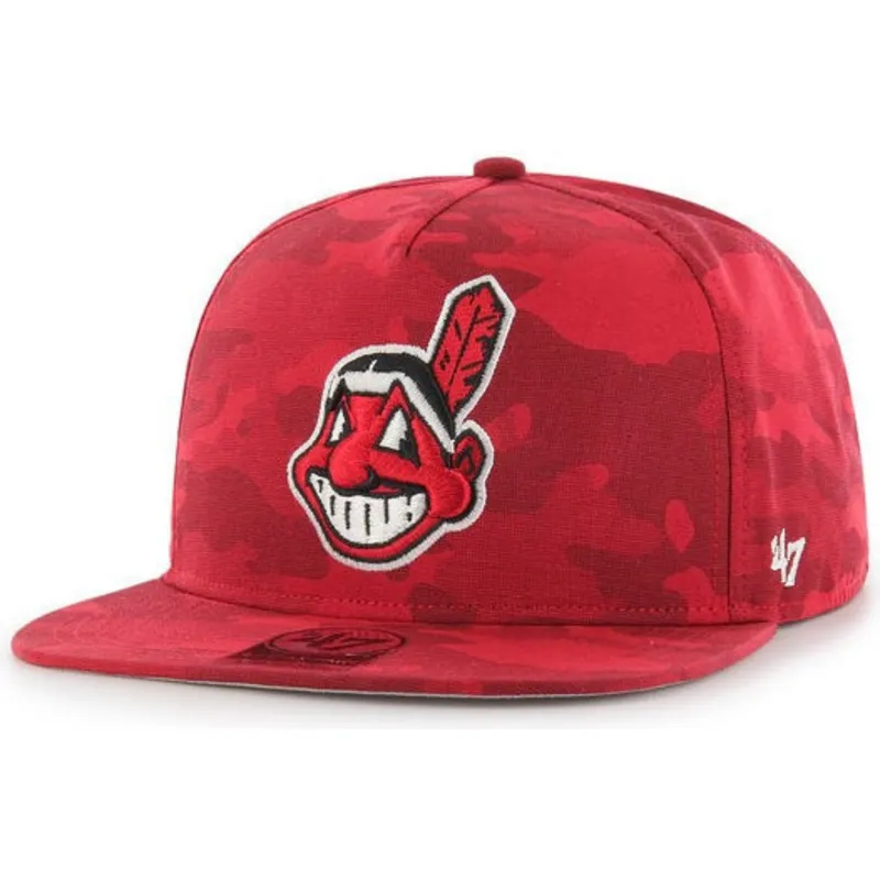 epci-plata-camuflaj-snapback-de-cleveland-indians-mlb-de-47-brand