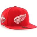 cap-plata-red-snapback-de-detroit-red-wings-nhl-de-47-brand