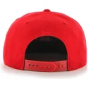 gorra-plana-roja-snapback-de-detroit-red-wings-nhl-captain-de-47-brand