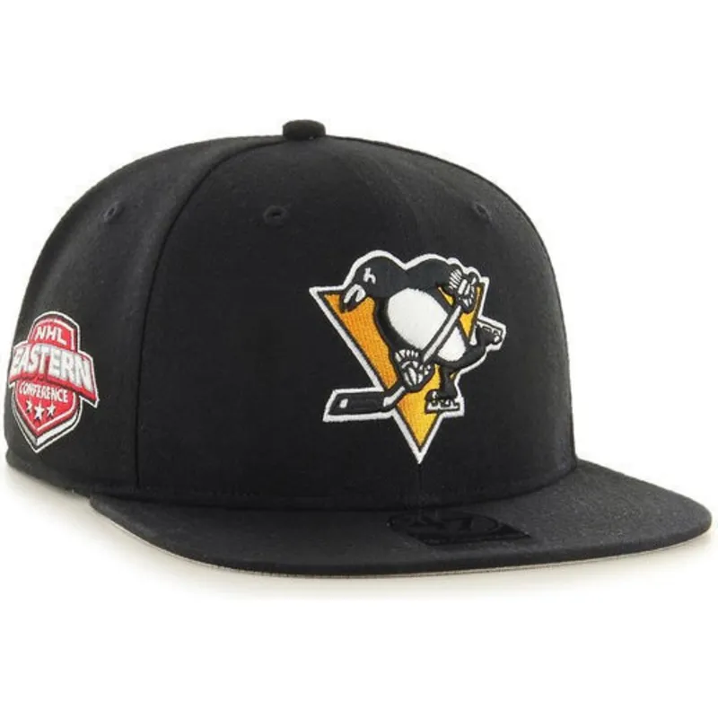 epci-plata-negru-snapback-de-pittsburgh-penguins-nhl-de-47-brand