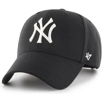 Schwarze gebogene Snapback-Kappe der New York Yankees MLB MVP von 47 Brand