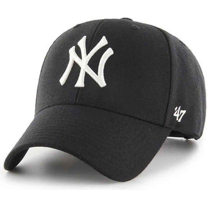 svart-kurvad-snapback-keps-new-york-yankees-mlb-mvp-fran-47-brand