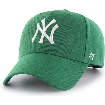 Casquette courbée verte snapback New York Yankees MLB MVP 47 Brand
