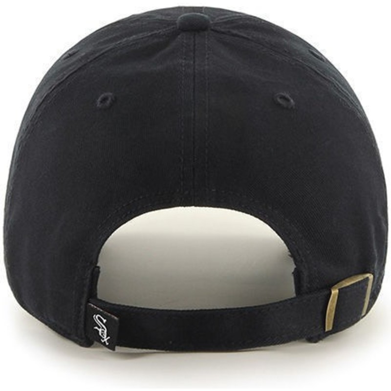47-brand-curved-brim-chicago-white-sox-mlb-clean-up-black-cap