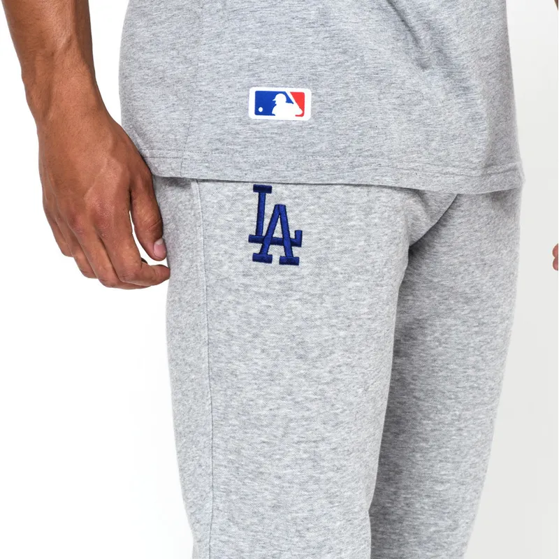 pantaloni-pantalon-lung-gri-track-pant-de-los-angeles-dodgers-mlb-de-new-era