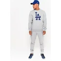 pantaloni-pantalon-lung-gri-track-pant-de-los-angeles-dodgers-mlb-de-new-era