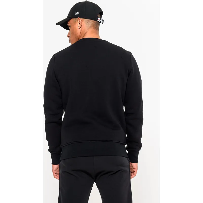 hanorace-fara-gluga-negru-crew-neck-de-las-vegas-raiders-nfl-de-new-era