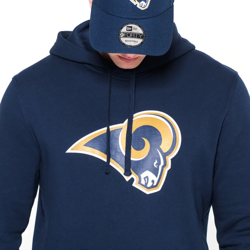 hanorace-cu-gluga-albastru-pullover-hoodie-de-los-angeles-rams-nfl-de-new-era