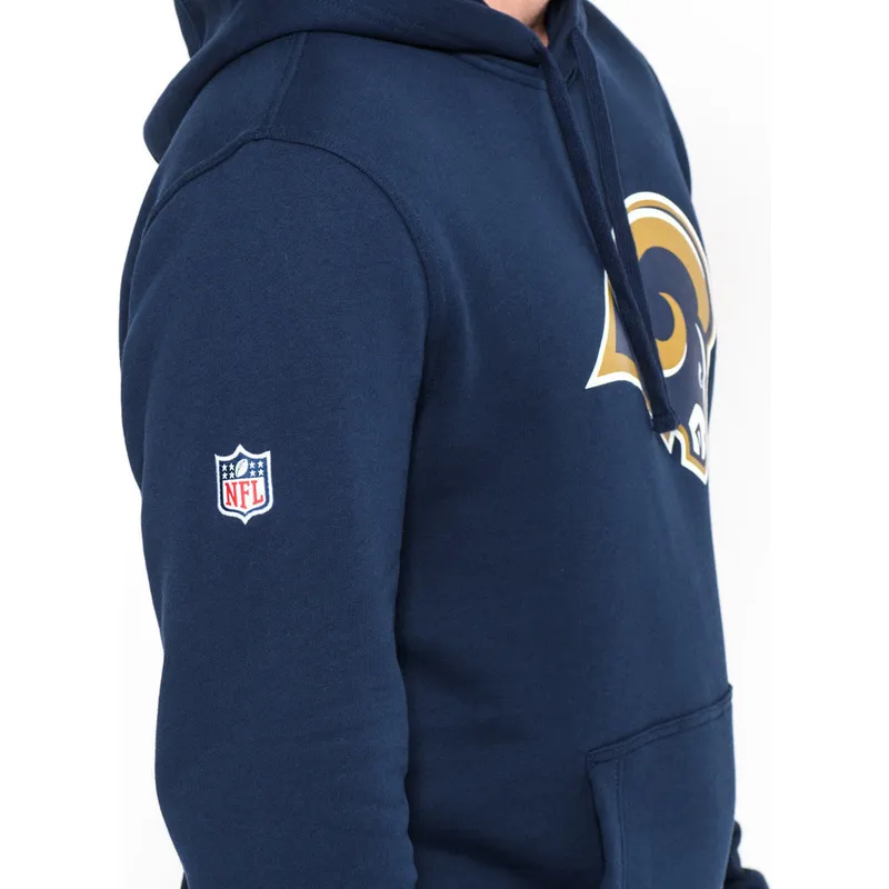 hanorace-cu-gluga-albastru-pullover-hoodie-de-los-angeles-rams-nfl-de-new-era