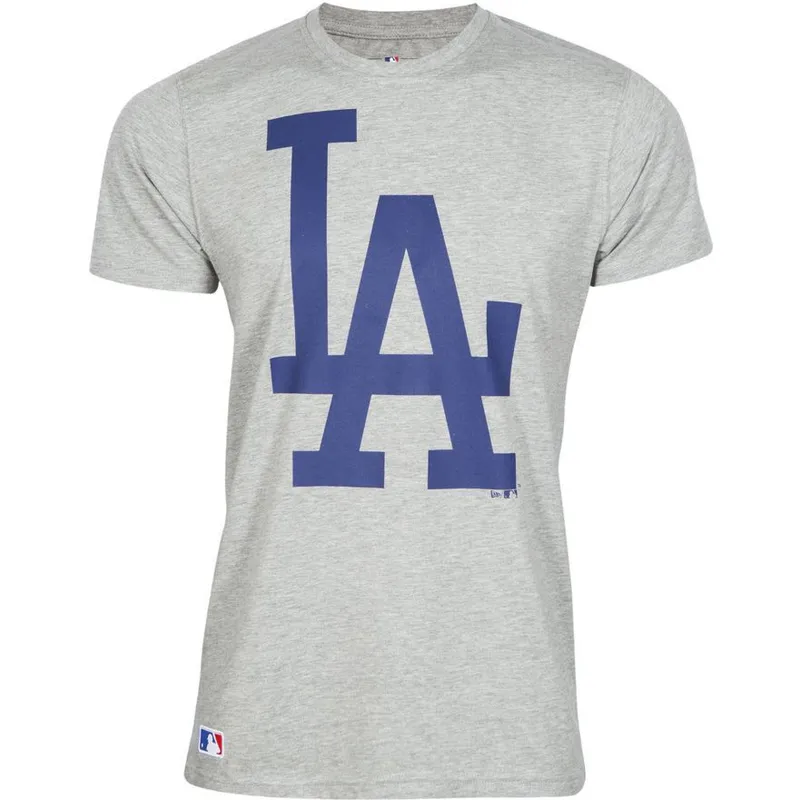 tricouri-maneca-scurta-gri-de-los-angeles-dodgers-mlb-de-new-era
