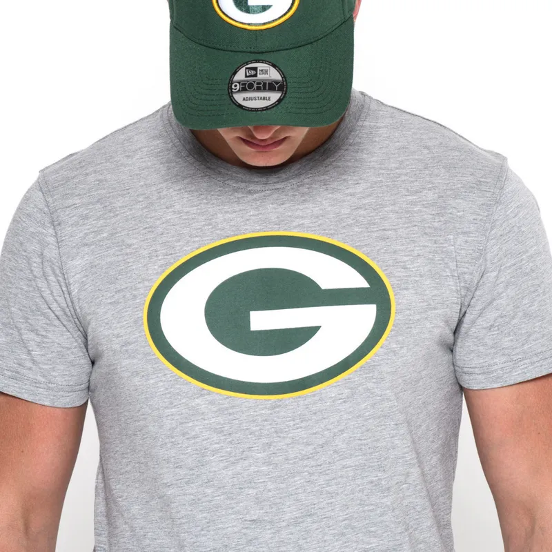 tricouri-maneca-scurta-gri-de-green-bay-packers-nfl-de-new-era