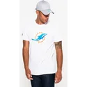 tricouri-maneca-scurta-alb-de-miami-dolphins-nfl-de-new-era