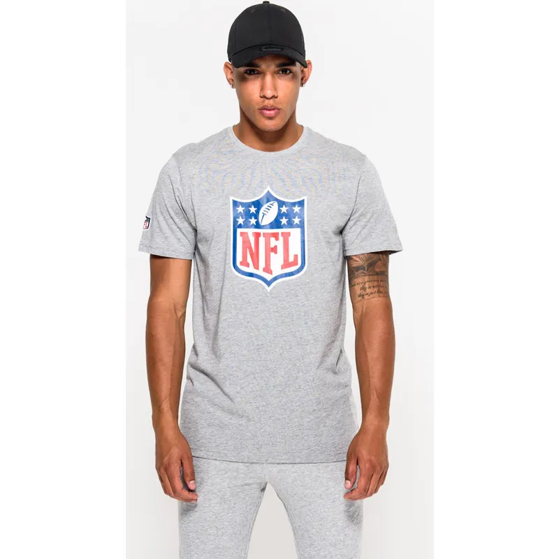 tricouri-maneca-scurta-gri-de-nfl-de-new-era