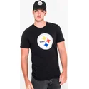 tricouri-maneca-scurta-negru-de-pittsburgh-steelers-nfl-de-new-era