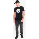 tricouri-maneca-scurta-negru-de-pittsburgh-steelers-nfl-de-new-era