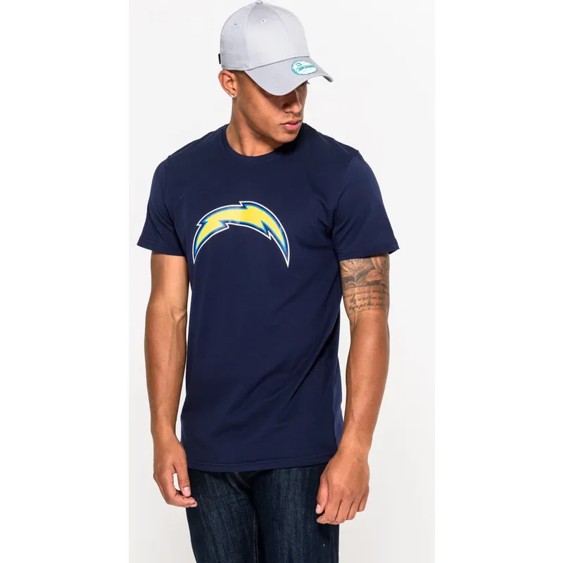 tricouri-maneca-scurta-albastru-de-los-angeles-chargers-nfl-de-new-era