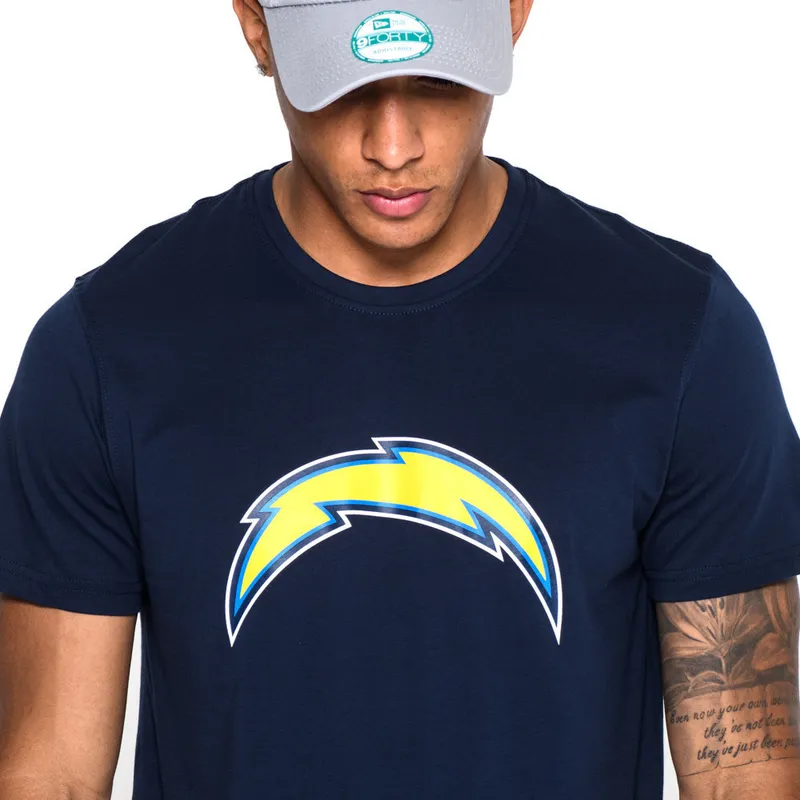 tricouri-maneca-scurta-albastru-de-los-angeles-chargers-nfl-de-new-era