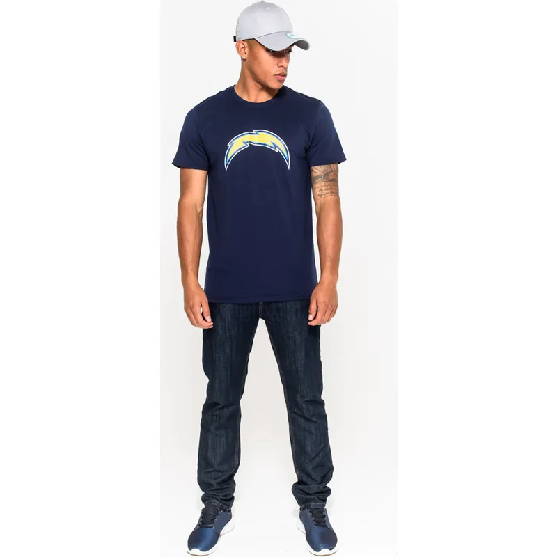 tricouri-maneca-scurta-albastru-de-los-angeles-chargers-nfl-de-new-era