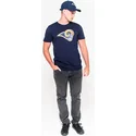 tricouri-maneca-scurta-albastru-de-los-angeles-rams-nfl-de-new-era