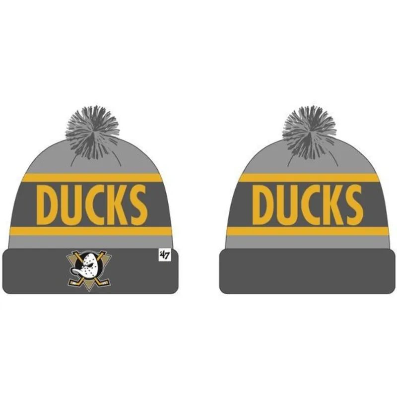 caciuli-pompon-gri-de-anaheim-ducks-nhl-de-47-brand