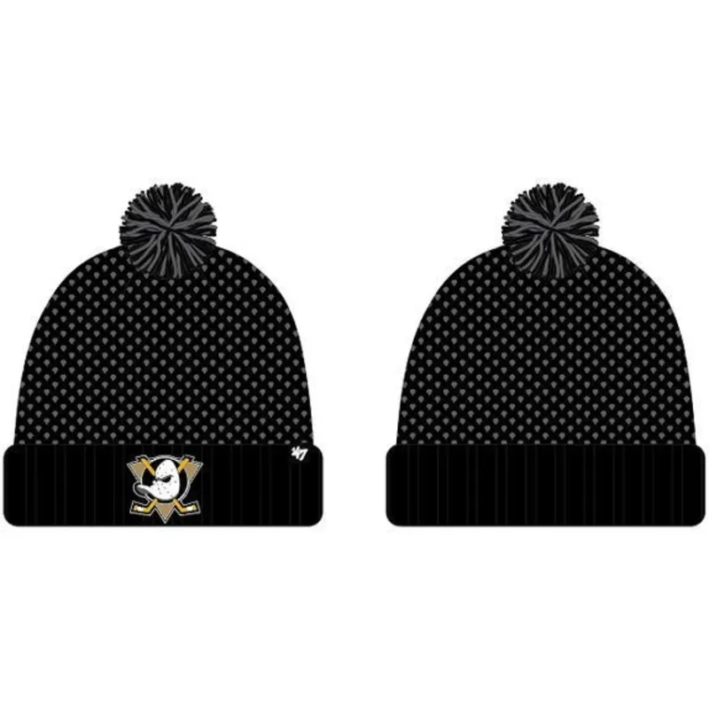caciuli-pompon-negru-de-anaheim-ducks-nhl-de-47-brand