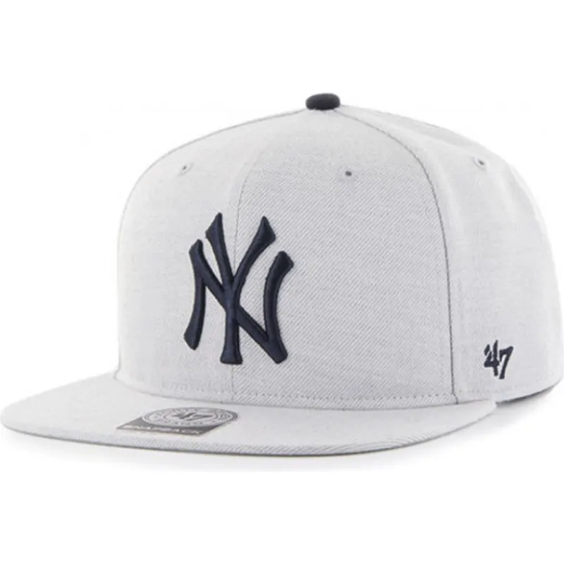 epci-plata-gri-snapback-de-new-york-yankees-mlb-de-47-brand