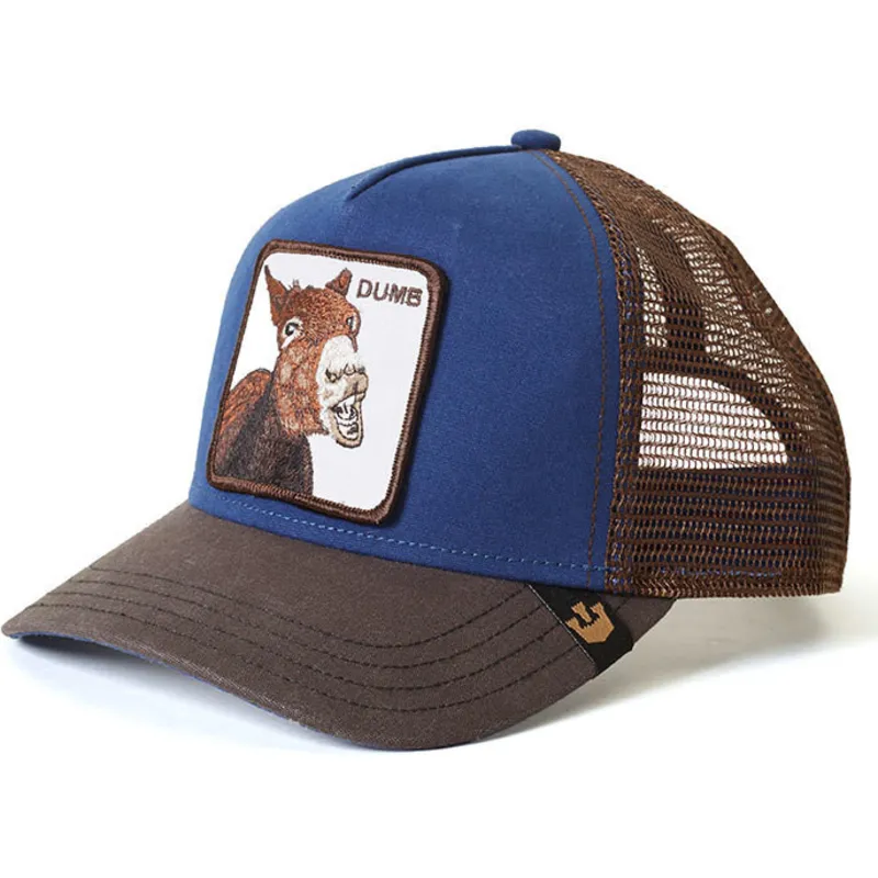 epci-curbata-albastru-snapback-dumbass-the-farm-de-goorin-bros