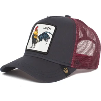 Czapka truckerka granatowa z kogutem Prideful od Goorin Bros.