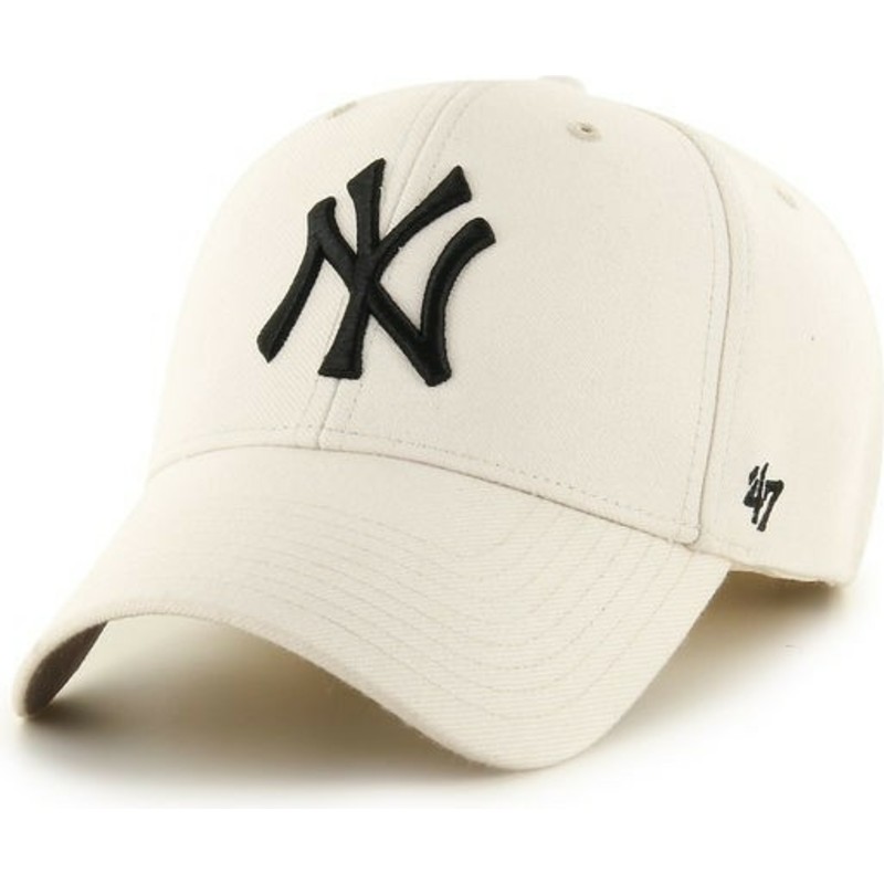 47-brand-curved-brim-new-york-yankees-mlb-mvp-cream-cap