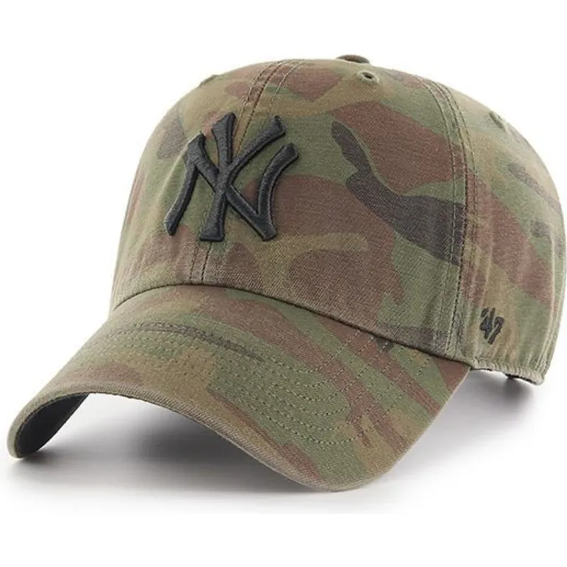 cap-curbata-camouflage-adjustable-strap-negro-de-new-york-yankees-mlb-de-47-brand