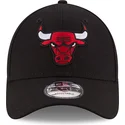 cappellino-curvo-nero-regolabile-9forty-the-league-di-chicago-bulls-nba-di-new-era
