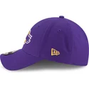 9forty-the-league-los-angeles-lakers-nba-violette-verstellbare-kappe-mit-gebogenem-schirm-von-new-era