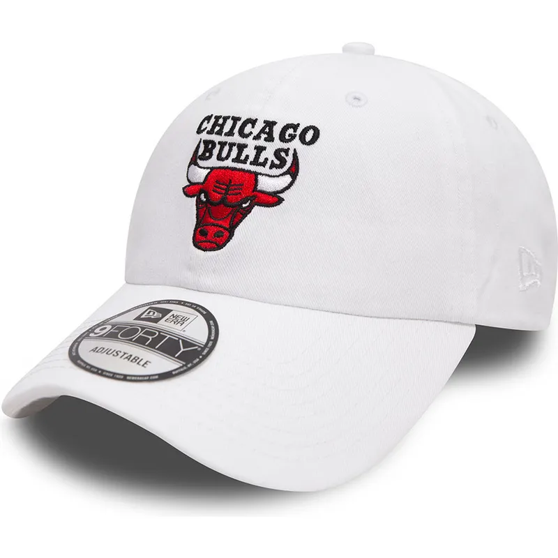 epci-curbata-alb-reglabila-9forty-washed-de-chicago-bulls-nba-de-new-era