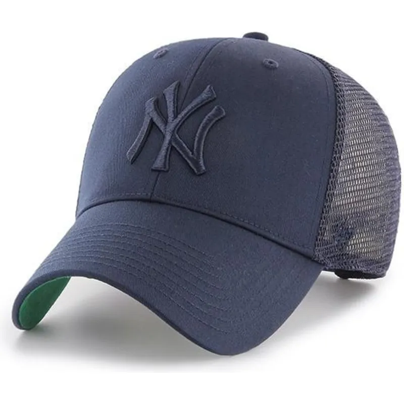 marinbla-trucker-keps-med-marinblatt-new-york-yankees-mlb-mvp-branson-logotyp-fran-47-brand