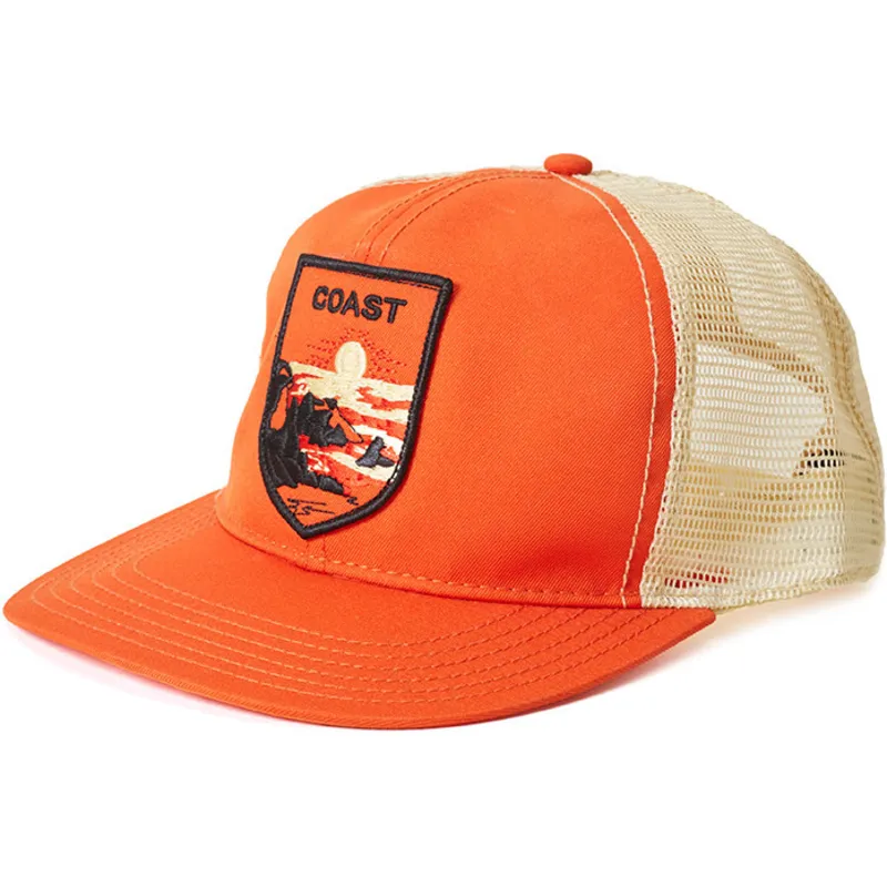 epci-curbata-portocaliu-snapback-coast-out-the-farm-de-goorin-bros