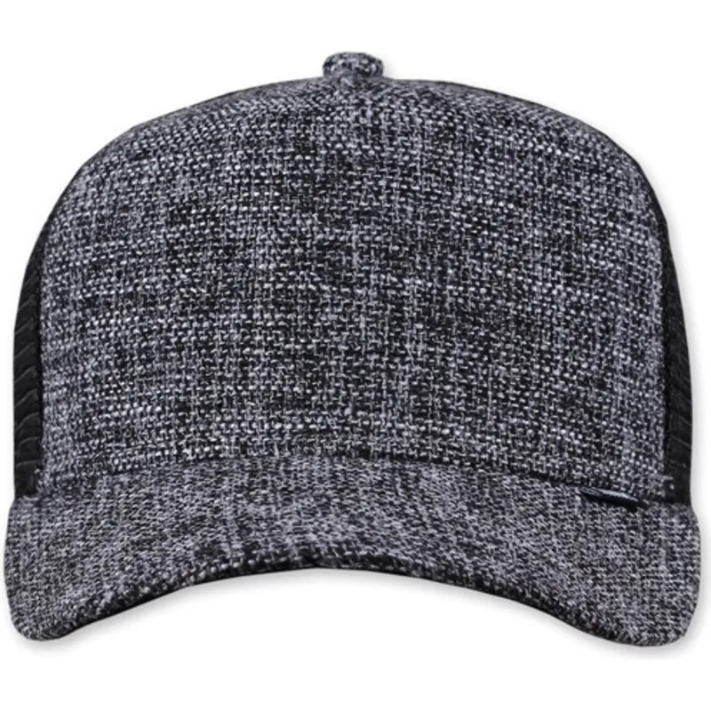 epci-curbata-negru-snapback-jaspeada-colored-linen-de-djinns
