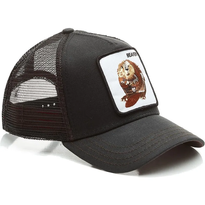 epci-curbata-negru-snapback-waxed-the-farm-de-goorin-bros