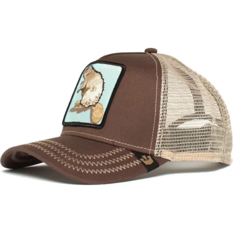 epci-curbata-maro-snapback-beaver-the-farm-de-goorin-bros