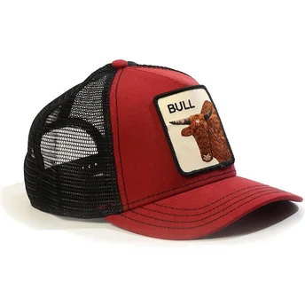 casquette-trucker-rouge-bull-bull-goorin-bros