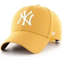 new-york-yankees-mlb-mvp-47-brand-gelbe-snapback-cap-mit-gebogenem-schirm