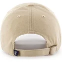 cappellino-curvo-beige-con-logo-beige-dei-new-york-yankees-mlb-clean-up-di-47-brand