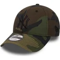 epci-curbata-camuflaj-reglabila-9forty-essential-de-new-york-yankees-mlb-de-new-era