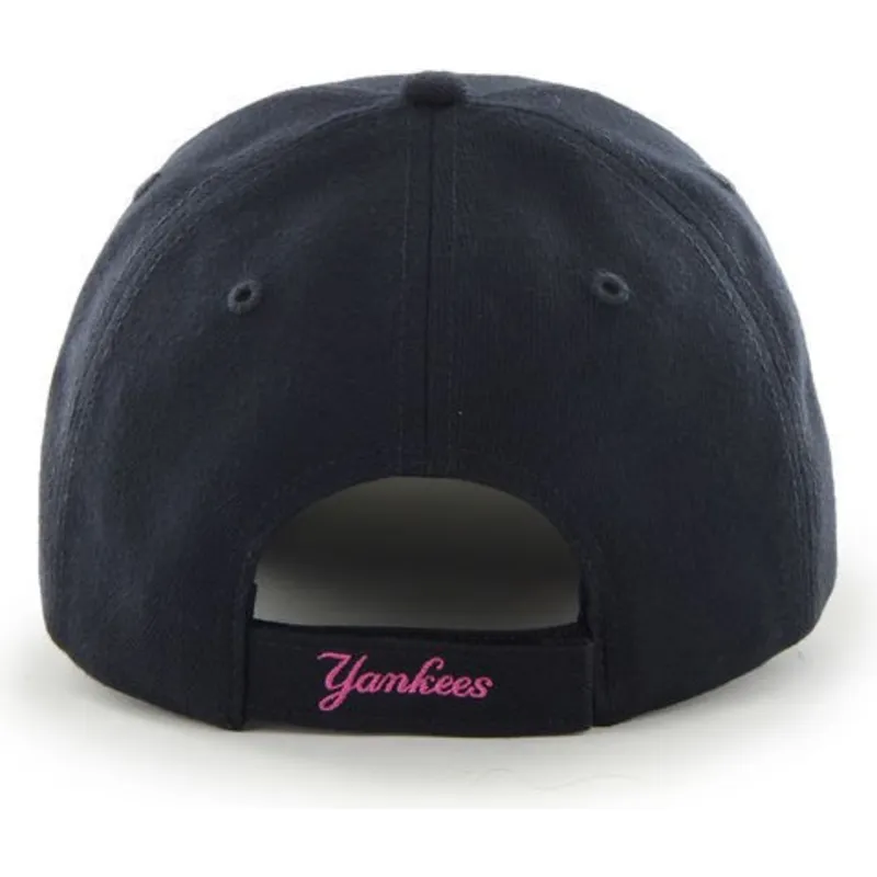 epci-curbata-bleumarin-reglabila-rosa-de-new-york-yankees-mlb-de-47-brand