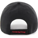 svart-kurvad-keps-med-rod-logotyp-av-detroit-red-wings-nhl-mvp-fran-47-brand