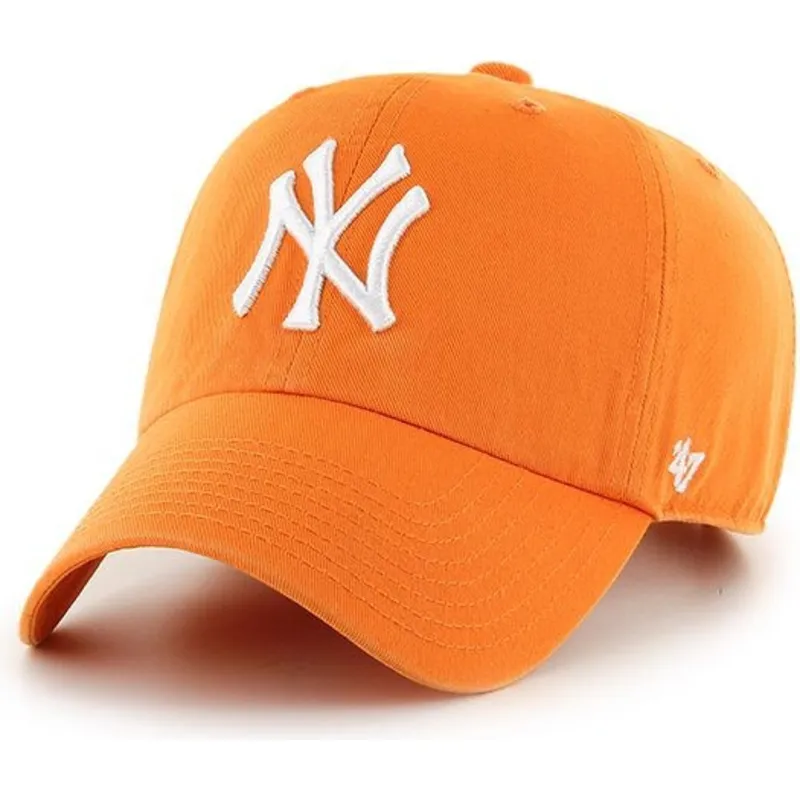 epci-curbata-portocaliu-reglabila-vibrante-de-new-york-yankees-mlb-de-47-brand