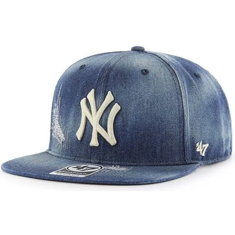epci-plata-bleumarin-snapback-vaquero-de-new-york-yankees-mlb-de-47-brand