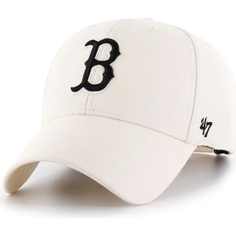 epci-curbata-crema-snapback-de-boston-red-sox-mlb-de-47-brand