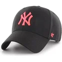 epci-curbata-negru-snapback-rosa-de-new-york-yankees-mlb-de-47-brand