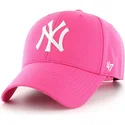 epci-curbata-roz-snapback-magenta-de-new-york-yankees-mlb-de-47-brand