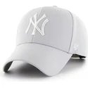epci-curbata-gri-snapback-plata-de-new-york-yankees-mlb-de-47-brand